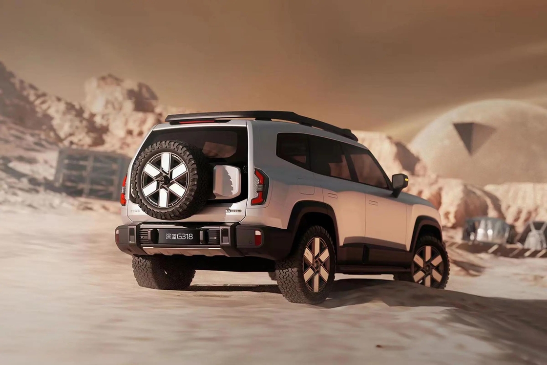 چانگان شنلان G318 الکتریکی هیبریدی SUV 4WD Off Road EV Car وسیله نقلیه انرژی جدید