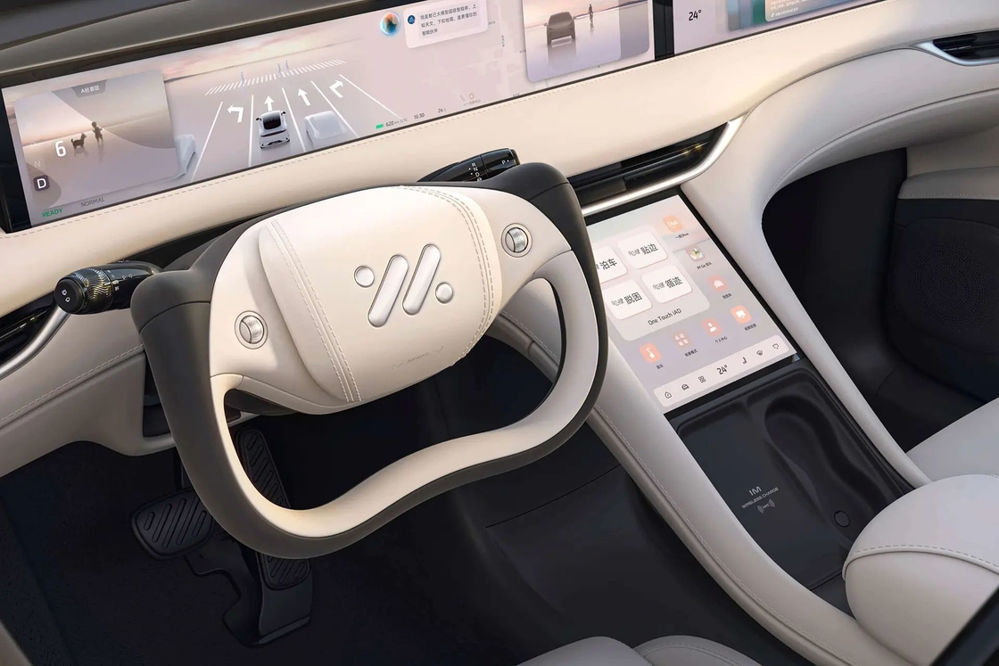 زیجی LS6 IM اتومبیل الکتریکی 4 درب 5 صندلی SUV 760 کیلومتر برد طولانی اتومبیل الکتریکی انرژی جدید