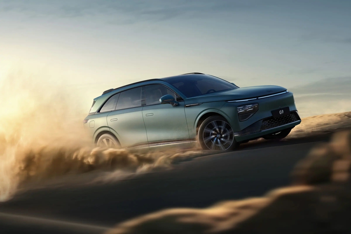 Xpeng G9 SUV خالص الکتریکی متوسط تا بزرگ 5 درب 5 صندلی الکتریکی کراس اوور Xiaopeng اتومبیل الکتریکی
