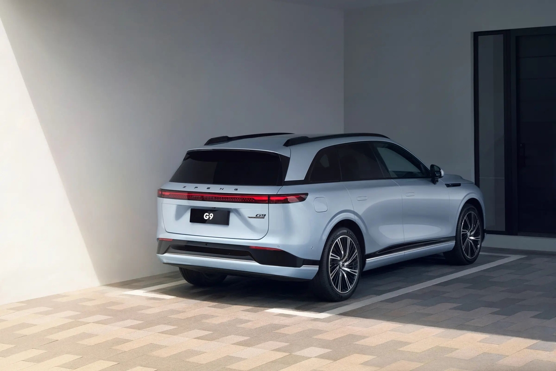 Xpeng G9 SUV خالص الکتریکی متوسط تا بزرگ 5 درب 5 صندلی طراحی منحصر به فرد توسط Xiaopeng Electric Car