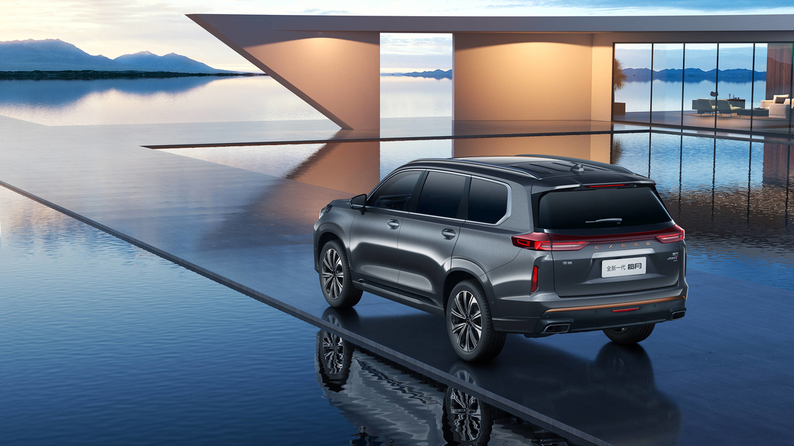 195 کيلومتر در ساعت سرعت مكس چري بنزين 5 در 7 صندلي SUV EXEED VX