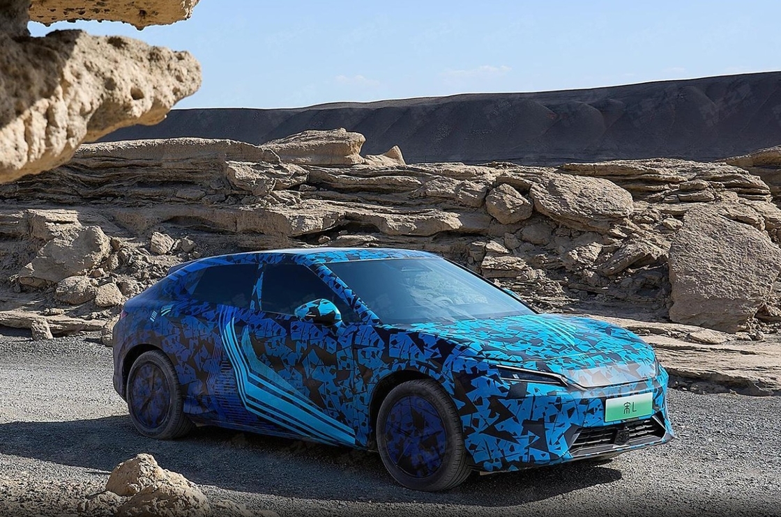 662km 4WD BYD اتومبیل الکتریکی 5 درب 5 صندلی BYD Song L EV SUV خودرو انرژی جدید