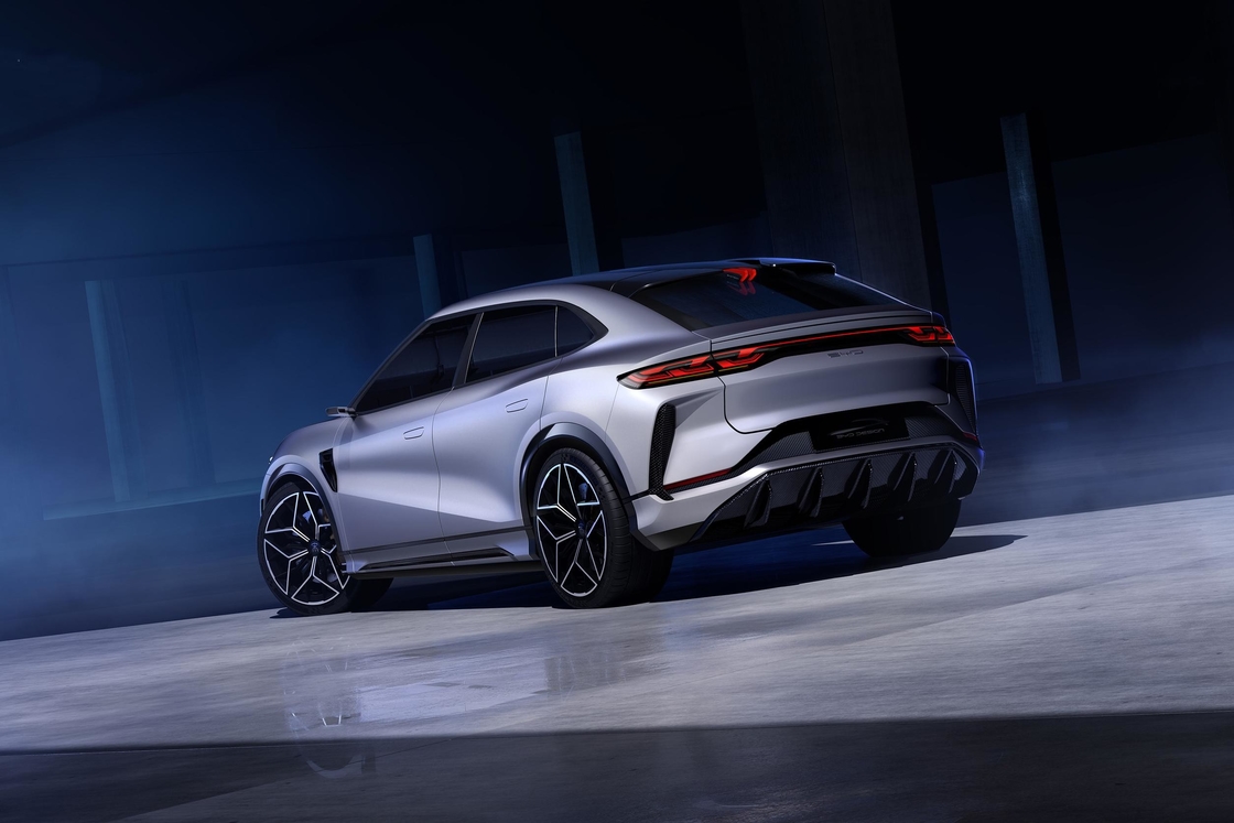 BYD Song L EV Champion ۶۶۲ کیلومتر برد طولانی ۴WD BYD خودرو الکتریکی عملکرد فراخ 5 درب 5 صندلی SUV خودرو انرژی جدید