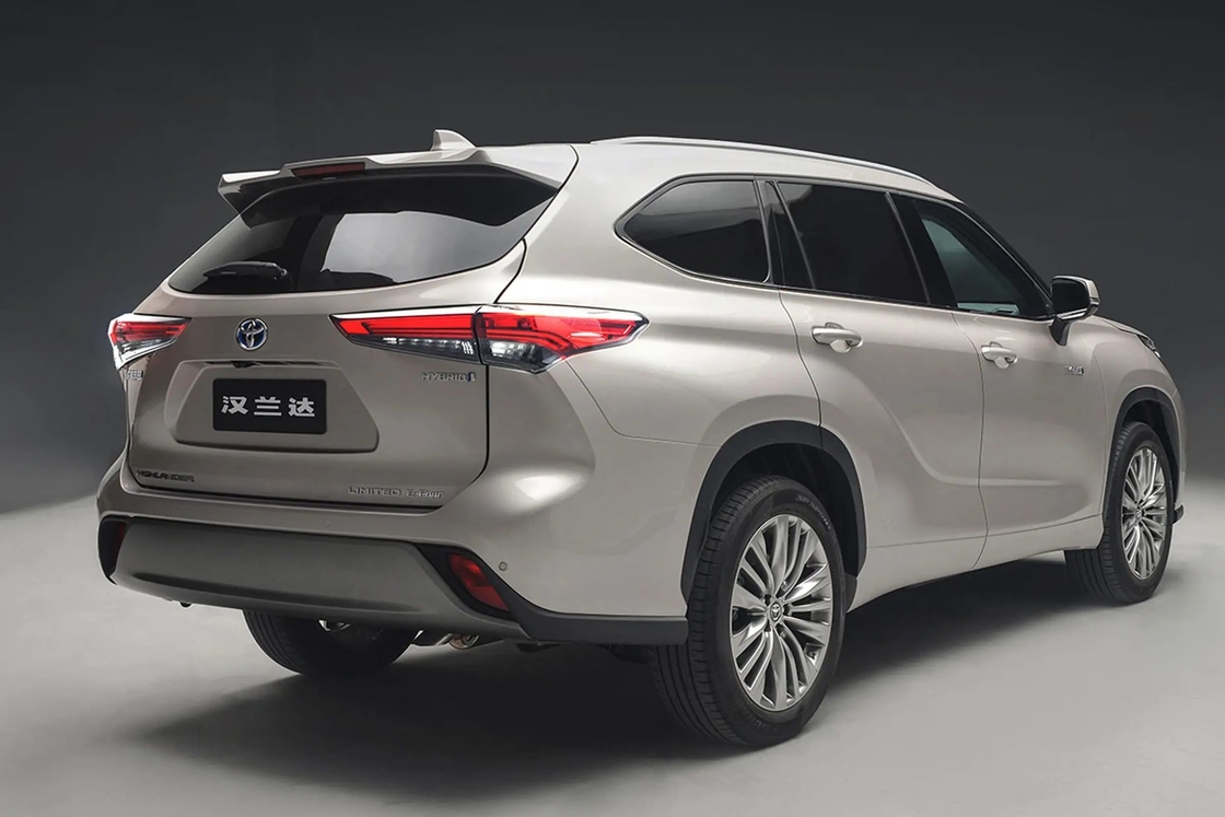 تویوتا Cross Car SUV متوسط هیبرید 2.5L 7 صندلی هانلاند 2.5L نسخه ایلیت