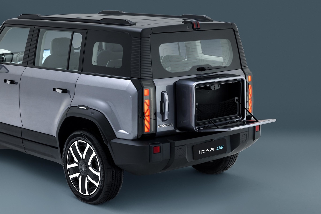 ایکار 03 چری اتومبیل الکتریکی 5 درب 5 صندلی SUV شارژ سریع 0.5 ساعت