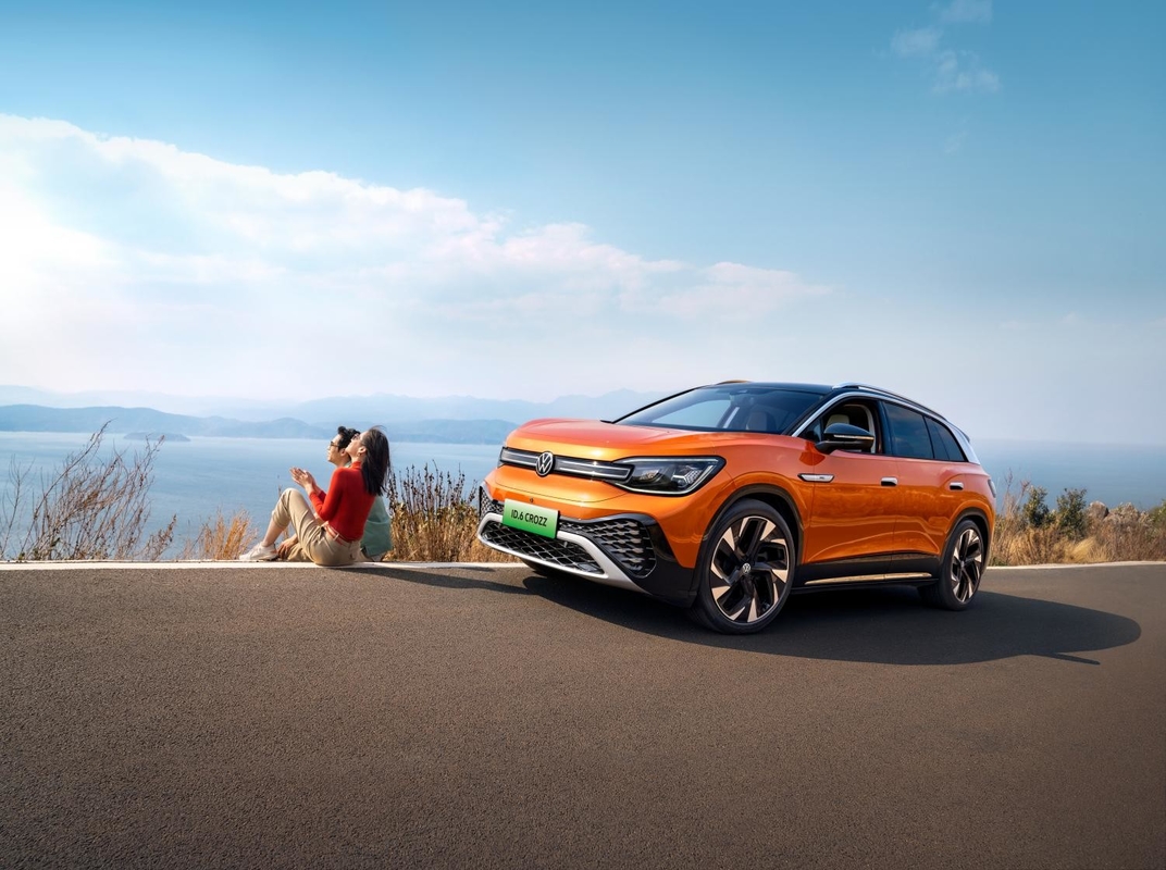 VW ID6 SUV خودروهای الکتریکی جدید خودروهای الکتریکی استفاده شده 7 صندلی ID 6 Crozz PRO برای فولکس واگن