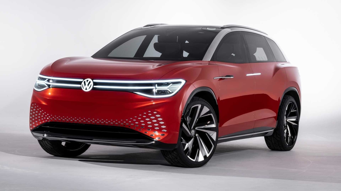 VW ID6 SUV خودروهای الکتریکی جدید خودروهای الکتریکی استفاده شده 7 صندلی ID 6 Crozz PRO برای فولکس واگن