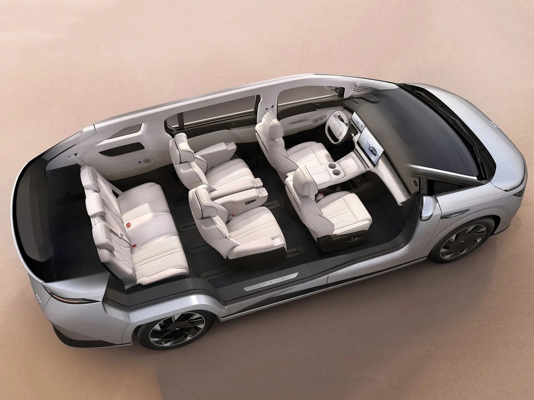 2024 Xpeng X9 702 Ultra Long Range Pro / Max Edition EV 7-seater MPV با 320hp ماشین جدید FWD یورو VI Xpeng X9 از چین