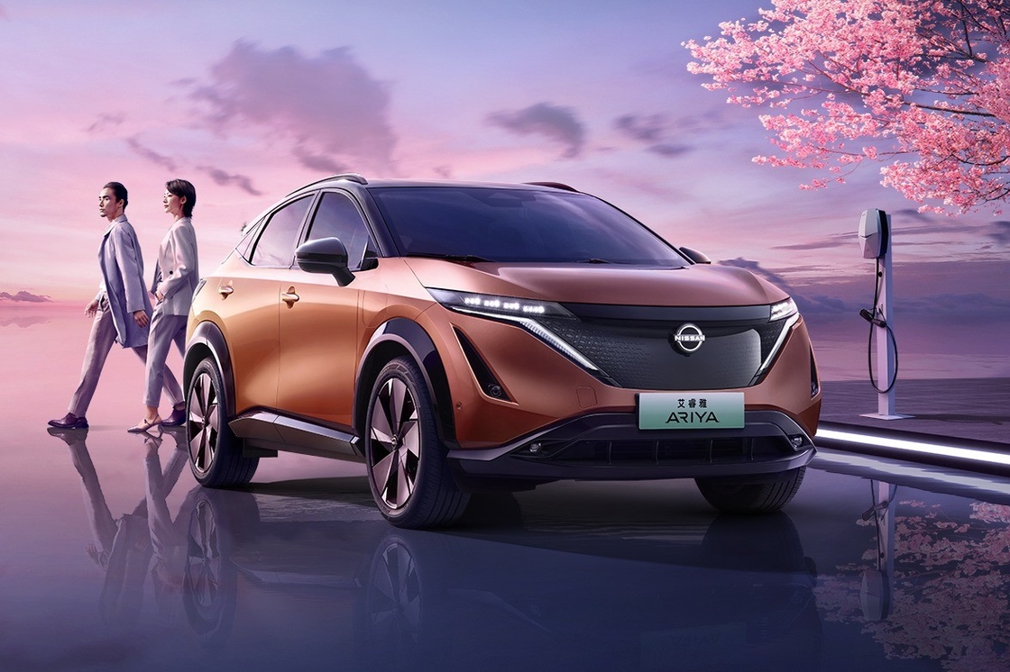 2023 نیسان آریا خودروهای استفاده شده خودروهای الکتریکی خالص 5 درب 5 صندلی SUV 360 تصویر پانورامیک 0km 0 Km ماشین جدید