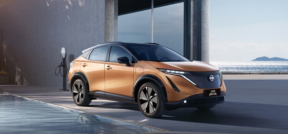 2023 نیسان آریا خودروهای استفاده شده خودروهای الکتریکی خالص 5 درب 5 صندلی SUV 360 تصویر پانورامیک 0km 0 Km ماشین جدید