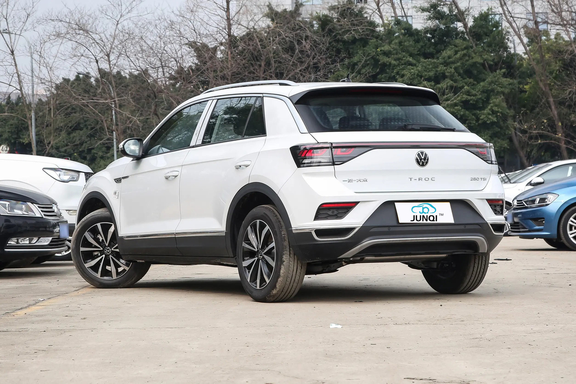 فروش گرم 2024 استفاده شده فولکس واگن T-Roc 280 Tsi SUV کامپکت خودرو بنزینی 1.4t گاز ماشین حداکثر سرعت 200 Km/H 5 صندلی ماشین