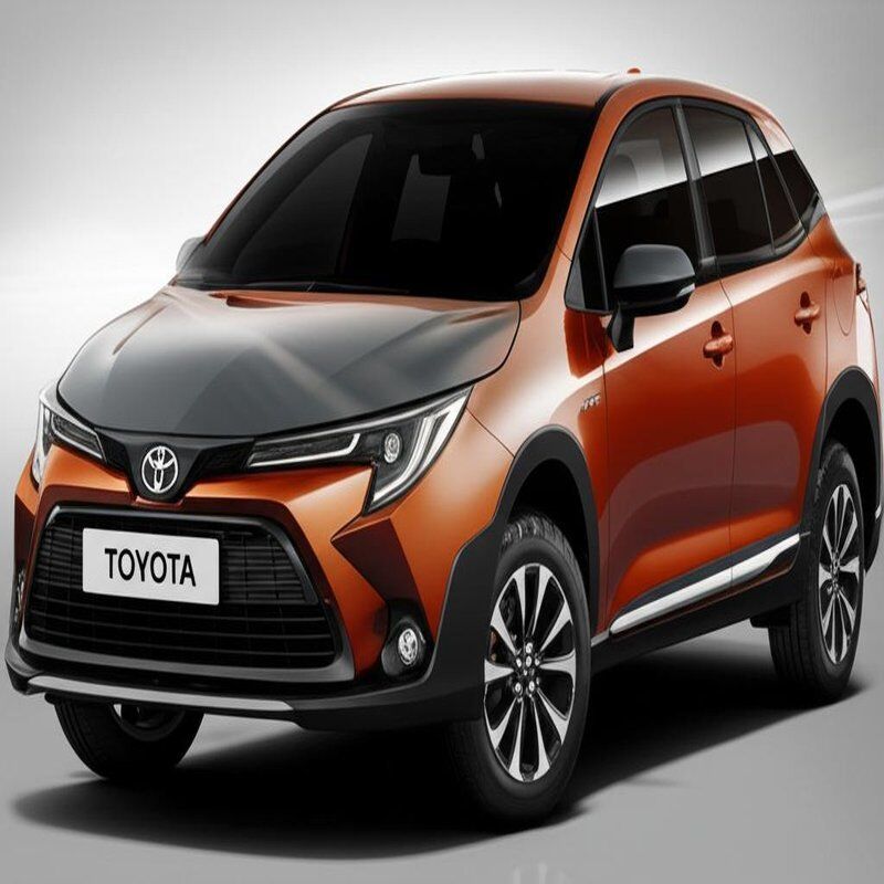 ماشین تویوتا چند رنگی با ظرفیت 1000-1600cc و ظرفیت مخزن سوخت 50-80L